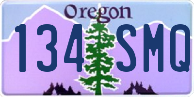 OR license plate 134SMQ