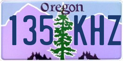 OR license plate 135KHZ