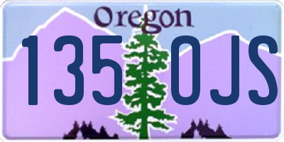 OR license plate 135OJS