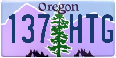 OR license plate 137HTG