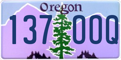 OR license plate 137OOQ
