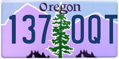 OR license plate 137OQT
