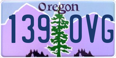 OR license plate 139OVG