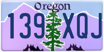 OR license plate 139XQJ