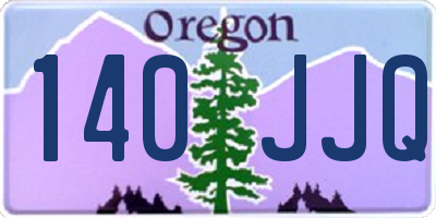 OR license plate 140JJQ