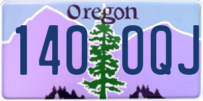 OR license plate 140OQJ