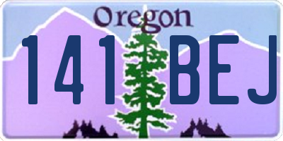 OR license plate 141BEJ