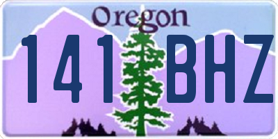 OR license plate 141BHZ