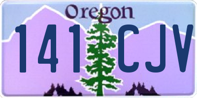 OR license plate 141CJV