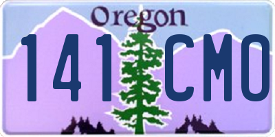 OR license plate 141CMO