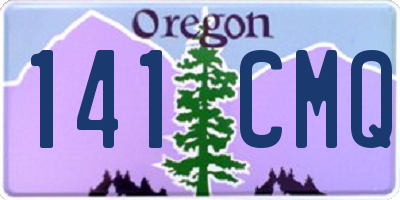 OR license plate 141CMQ