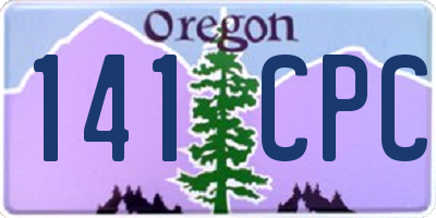 OR license plate 141CPC