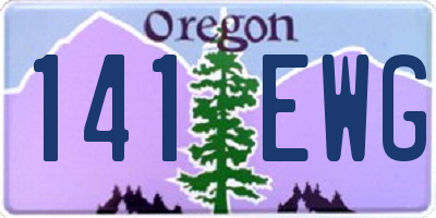OR license plate 141EWG