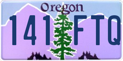 OR license plate 141FTQ