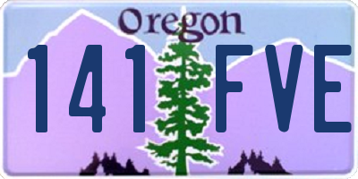OR license plate 141FVE
