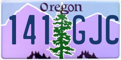 OR license plate 141GJC