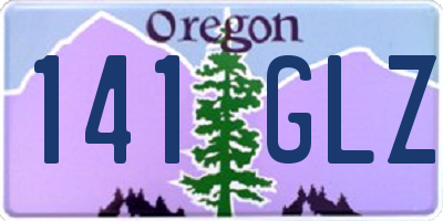 OR license plate 141GLZ