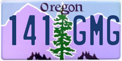 OR license plate 141GMG