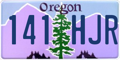 OR license plate 141HJR