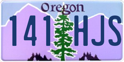 OR license plate 141HJS
