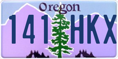 OR license plate 141HKX