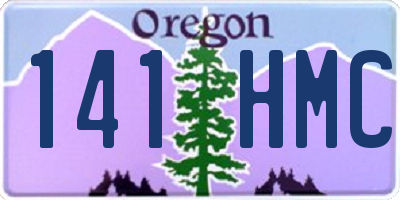 OR license plate 141HMC