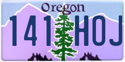 OR license plate 141HOJ