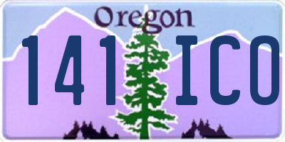 OR license plate 141ICO