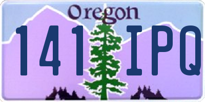 OR license plate 141IPQ