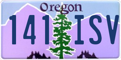 OR license plate 141ISV