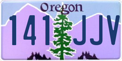 OR license plate 141JJV