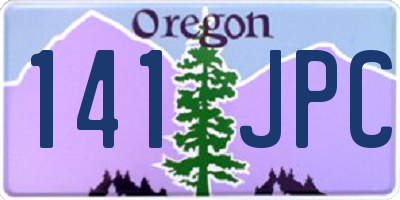 OR license plate 141JPC