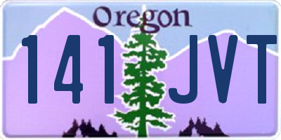 OR license plate 141JVT