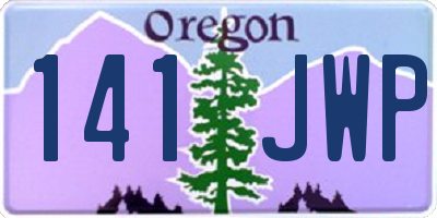 OR license plate 141JWP