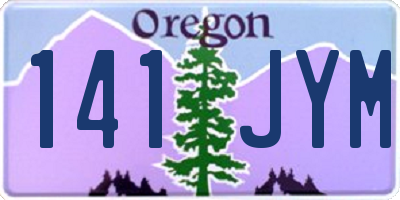 OR license plate 141JYM