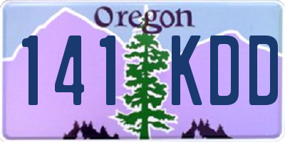OR license plate 141KDD