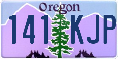 OR license plate 141KJP