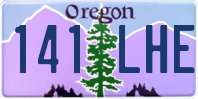 OR license plate 141LHE