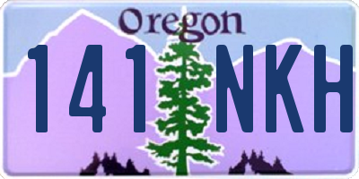 OR license plate 141NKH