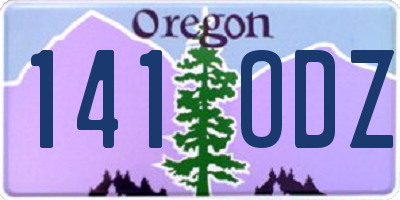 OR license plate 141ODZ