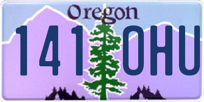 OR license plate 141OHU