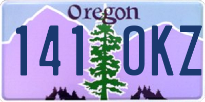 OR license plate 141OKZ