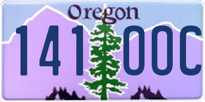 OR license plate 141OOC