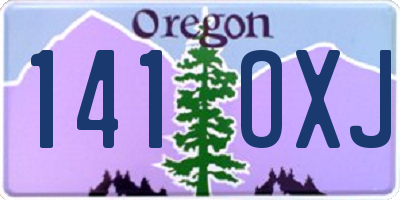 OR license plate 141OXJ