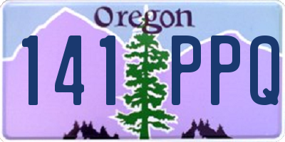OR license plate 141PPQ