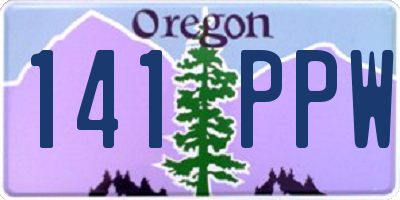 OR license plate 141PPW