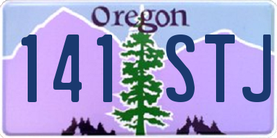 OR license plate 141STJ