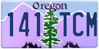 OR license plate 141TCM