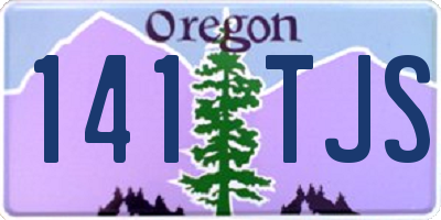 OR license plate 141TJS