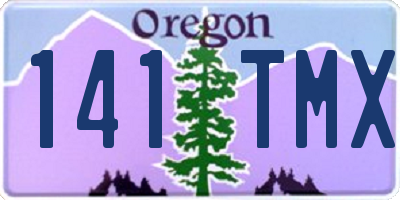 OR license plate 141TMX